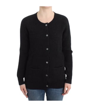 100% authentic John Galliano black wool cardigan
  Material: 41% acrylic 27% wool 22% alpaca 10% nylon
  Color: Black
  Model: Cardigan
  Transparent backside
  Front button closure
  Logo details
  Comes with original tags and store bag