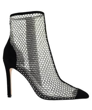 Ted Baker Junapah Crystal Mesh Womens Black Stiefel