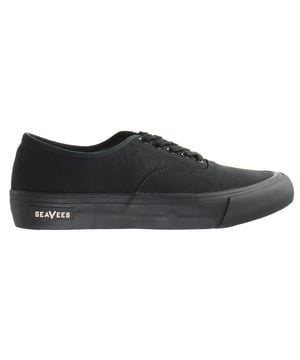Seavees Legend Sneaker Standard Black Poplin Black Mens Shoes