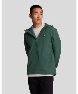 Our zip through hooded jacket is a great mid-weight style that'll work as outerwear or layered beneath a heavier coat. Made from durable shell, it's filled with insulating padding with a practical hood with drawstring pulls. The minimal detailing means it'll never date, so you can pull it out year after year.- Funnel neck
- Hood with drawstring toggles
- Front zip fastening 
- Two side pockets with zip fastenings
- Long sleeves with elasticated cuffs
- Composition: 100% polyester