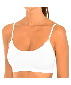 Vormgevende beha.
 Witte kleur
 Dunne bandjes.
 Ademende en elastische stof.
 Natuurlijk push-up effect.
 Top stijl.
 Zonder stiksels.

 Samenstelling:
 - 92% polyamide - 8% elastaan.

 Onderhoud:
 - Wassen op maximaal 40 graden.
 - Niet strijken.
 - Niet bleken.
 - Niet centrifugeren.