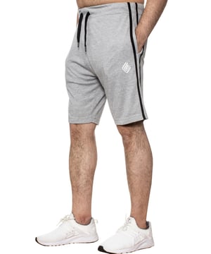  Enzo Mens Relaxed Comfortable Loungewear Shorts. Adjustable Drawstring and Elastic Waistband. 2 Side Pocket Design with Contrasting Stripes to Side. Branded Stitching.