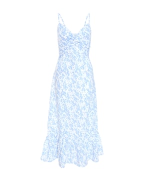 - Floral print - V neckline - Cami straps - Frill drop hem - Model height: 5' 7" - Model wears uk 8 / us 4 / eur 36 - Always check the wash care label, cool hand wash with mild detergent