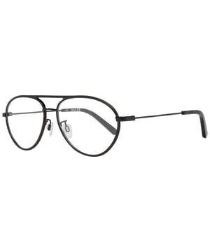 Género: Hombre  
Color principal: Negro  
Color del marco: Negro  
Material del marco: Metal y plástico  
Tamaño: 57-15-140  
Ancho de lentes: 57  
Altura de lentes: 44  
Ancho del puente: 15  
Ancho del marco: 140  
Longitud de las varillas: 140  
Bisagra de resorte: No  
El envío incluye: Estuche de marca  
Estilo del marco: Con aro completo