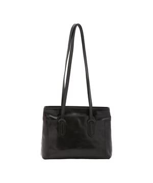 Bolso bandolera para mujer. El cierre es con cremallera. Los bolsillos internos son uno con cremallera. Los bolsillos externos son un frente abierto. Falta la correa para el hombro. El mango es de piel. Hay dos compartimentos internos. El material exterior es auténtica piel de vacuno. Internamente está forrado en algodón. Medidas: 23x30x12 cm. Hecho en Italia