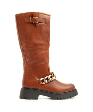 Bota cómoda para mujer. Calce cómodo. Plantilla acolchada. Suela antideslizante. Cosido reforzado. Fabricado por otras marcas para nuestra marca.