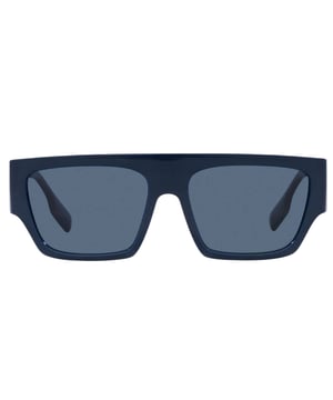Burberry Blue Sunglasses, Lens Width = 58mm, Nose Bridge Width = 17mm, Arm Length = 145mm, Sunglasses, Sunglasses Case, Cleaning Cloth and Care Instructions all Included, 100% Protection Against UVA &amp; UVB Sunlight and Conform to British Standard EN 1836:2005, Blue Sunglasses