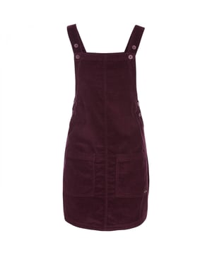 Material: 100% Baumwolle. Schürzenkleid. Feiner Kordsamt. Träger mit Knopfverschluss. 2 aufgesetzte Taschen vorne. Gewebter Stoff. Brustumfang passend zu: (XXS): 78cm, (XS): 81cm, (S): 86cm, (M): 91.4cm, (L): 96.5cm, (XL): 101.5cm, (XXL): 106.5cm.