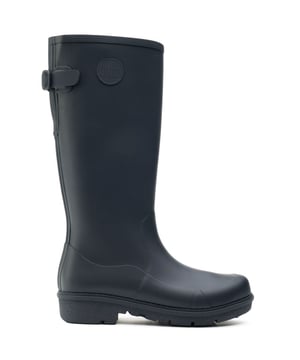 Presentamos las botas de agua altas Fitflop Wonderwelly, unas botas de agua elegantes y cómodas. El tono azul profundo es moderno, mientras que la tecnología suave y cómoda Wonderwelly amortigua tus pies. Póntelas fácilmente con el estilo sin cordones, la presilla del talón y los refuerzos elásticos. Mantente seco con estilo y comodidad con las botas de agua altas Fitflop Wonderwelly.