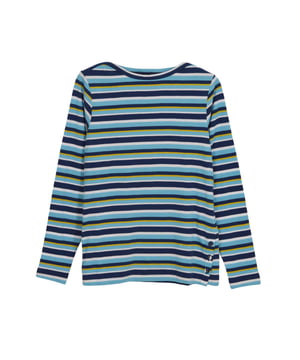 Do stripes ever go out of fashion? This gorgeous striped top with a beautiful boat neck and button detail to the side is a wardrobe winner for this season. This is such a simple top to co-ordinate with so many outfits; although we love pairing this with denim.
Fit: Classic, Sizing: As expected