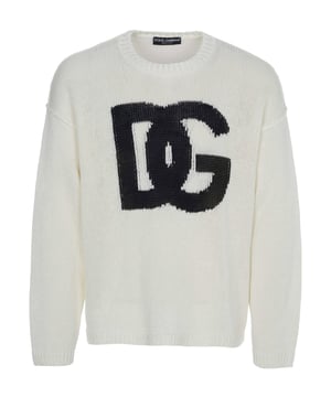100% Leinen; Dolce & Gabbana Pullover;  Modell: GXO81T JALAG S9000;  Hochwertig verarbeitet;  100% Leinen;  Oversized Fit;  Rundhals;  Langarm;  Dolce & Gabbana Logodetails