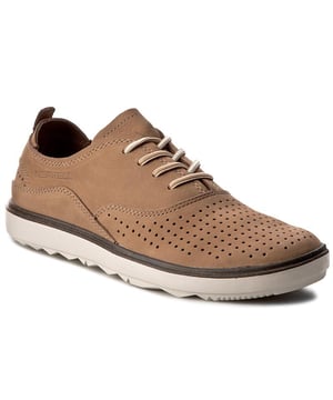 Merrell Around Town Lace Air Lace-Up Brown Nubuck Leather Womens Shoes J03694