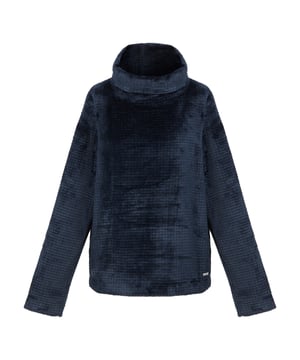 100% Polyester. Fabric: Fleece, Soft Touch, Velour. Design: Grid, Logo. 280gsm. Neckline: Fold Out Collar. Sleeve-Type: Long-Sleeved. Fastening: Pull Over. Sustainability: Made from Recycled Materials. 8 UK: 32 in. 10 UK: 34 in. 12 UK: 36 in. 14 UK: 38 in. 20 UK: 45 in. 18 UK: 43 in. 16 UK: 40 in.