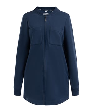 geen voering/geen voering  Lang sweatvest