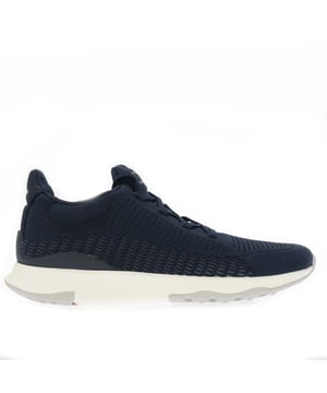 Dames Fit Flop Vitamin FFX Knit Sportschoenen in marineblauw.- Nylon-mix gebreid Lycra TPU bovenwerk.- Vetersluiting.- TPU hielclip. - Reflecterend TPU hiel detail. - Antibacterieel mesh voetbed van microvezel (alleen teen).- Neodynamische technologie.- Slipbestendige rubberen buitenzool.- Ref: GB7442