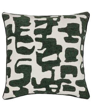 The Caval cushion combines boucle and chenille in a striking contrast jacquard design. Inspired by early twentieth-century art movements, it captures a modernist aesthetic with bold colours and textured boucle, creating a standout piece for any space. The cushion is complete with a plain velvet reverse and a piped edge, adding a touch of sophistication and refinement. Available in a range of contemporary tones, it is bold and stylish addition to your home. Size: 50 x 50cm.