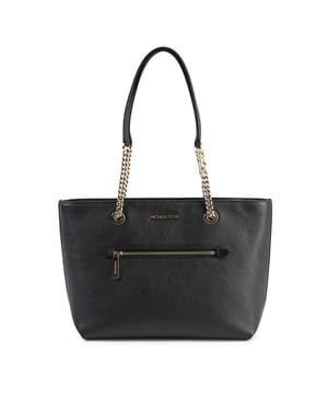Michael Kors Bolso de mano mediano con cremallera frontal con cadena 35F2GTTT2L NEGRO.
  Color: Negro.
  Composicion: 100% PIEL.
  Medidas: 32X25X14 cm.
  Hecho en Bangladesh.
  Correa de cadena.
  Cremallera frontal.