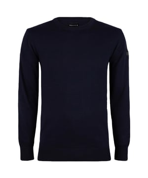 Jersey de hombre de la marca Presly & Sun. El jersey de Presly & Sun está hecho de algodón orgánico y tiene un corte recto. El suave algodón proporciona una gran comodidad.  Marca: Presly & SunNombre del modelo: Will R-Neck Knitted Pullover Categoría: jersey de hombreMateriales: algodónColor: azul marino