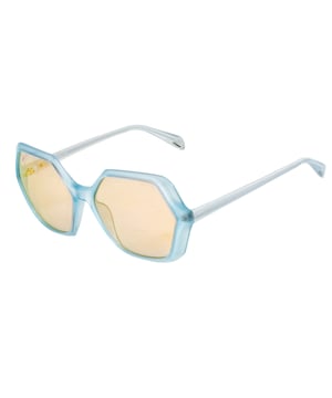 Gafas de sol de mujer de color azul - Police SPLA9858VA1A• material: inyectado• color: azul• tamaño: 56/19/140 mm (longitud de la lente / ancho del puente / longitud de la varilla)  UV filter 2