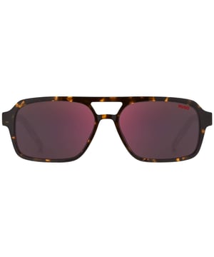 Make a statement with these Hugo Boss Sunglasses. Crafted with style and elegance, they offer 100% UV protection, making them the perfect accessory to an unforgettable look. The perfect accessory to take your style up a notch! Lens Width = 56mm, Nose Bridge Width = 15mm, Arm Length = 145mm, Made In China Hugo Boss Havana 1241 0O63 AO Sunglasses Sunglasses, Sunglasses Case, Cleaning Cloth and Care Instructions all Included, 100% Protection Against UVA &amp; UVB Sunlight and Conform to British Standard EN 1836:2005 Style Code: 1241 0O63 AO