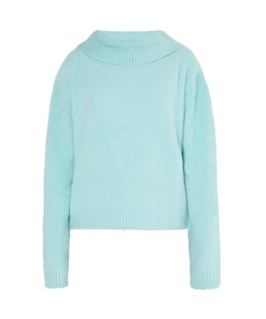 Je wordt verliefd op de gezellige chenille-look van deze trui van myMo. Het zachte, verwarmende garen is perfect geschikt voor koeler weer en overtuigt door een gezellige coltrui. Een ontspannen silhouet en comfortabele geribde manchetten maken het zachte ontwerp compleet.  Gebreide trui
