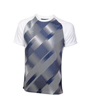 Camisa de fútbol duradera
Impresión gráfica dinámica.
Munas de raglán para la libertad de movimiento.
Gestión de humedad efectiva
Combinar versátil
