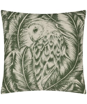 The Albus cushion features a hand-drawn owl nestled peacefully among feathers, woven into a rich Jacquard fabric. With a chenille reverse and a knife edge for a sophisticated finish, this cushion offers a refined touch. Its monochrome colours make it versatile and easy to style in any space. Size: 45 cm x 45 cm