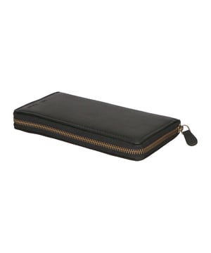 Billetera de piedra angular electrónica unisex de un solo aparcentamiento con varios bolsillos. Producto artesanal en ternera real Grokened.