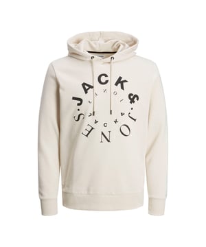 Heren hoodie van het merk Jack & Jones. De hoodie is gemaakt van hoogwaardig katoen en polyester. De fijne mix van deze materialen zorgt voor een heerlijk warm draagcomfort.  Merk: Jack & JonesModelnaam: Warrior Sweat Hood Categorie: heren hoodiesMaterialen: katoen/polyesterKleur: beige