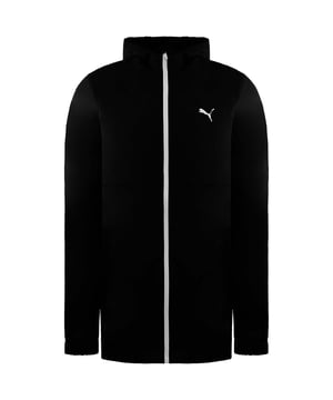 Puma Solid Men’s Windbreaker Jacket a versatile outerwear piece designed to provide lightweight protection and style in any weather condition. Whether you’re heading out for a run or layering up for casual wear, this jacket combines functionality and comfort, making it an essential addition to your wardrobe.
 
Key Features:
Lightweight and Durable Fabric: 

Crafted from high-quality, lightweight materials, this windbreaker offers breathable comfort while effectively protecting against wind and light rain. The durable fabric construction ensures long-lasting wear, making it ideal for outdoor activities and everyday use.

Water-Resistant Coating: 

The jacket features a water-resistant finish that helps repel light rain, keeping you dry and comfortable during unexpected weather changes. This makes it a reliable choice for both light drizzles and windy conditions.

Adjustable Hood: 

Designed with an adjustable drawstring hood, this windbreaker provides extra coverage and protection from the elements. The hood can be easily tightened or loosened to suit your preference, ensuring a secure and comfortable fit.

Full-Zip Closure: 

The full-zip front closure allows for easy on-and-off wear, making it perfect for layering. The zipper is smooth and durable, ensuring it stands up to frequent use while providing added protection against wind and chill.

Elasticated Cuffs and Hem: 

The elasticated cuffs and hem help seal in warmth and keep out wind, providing a snug fit and added comfort. This design detail ensures that the jacket stays in place during movement and enhances its overall performance in windy conditions.

Secure Pockets: 

Equipped with side pockets, this jacket offers convenient storage space for small essentials like keys, phone, or wallet. The pockets are designed to keep your items secure and easily accessible when you're on the go.

Minimalist Design: 

The Puma Solid Windbreaker features a sleek and minimalist design with the iconic Puma logo on the chest. The solid color scheme makes it easy to pair with various outfits, whether you’re dressing up for a casual outing or heading to the gym.

 
In summary, the Puma Solid Men’s Windbreaker Jacket is a versatile and stylish option for lightweight protection against the elements. With its water-resistant coating, adjustable features, and minimalist design, this jacket is perfect for staying comfortable and looking sharp in unpredictable weather conditions.