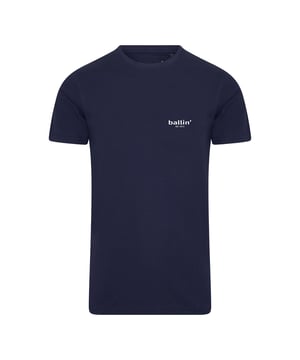 Small Logo Shirt von Ballin Est. 2013 in der farbe Blau und in größe L.