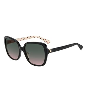 Gafas de sol de mujer de color negro - Kate Spade WILHEMINAS807• material: acetato• color: negro• tamaño: 55/17/140 mm (longitud de la lente / ancho del puente / longitud de la varilla)  100% UV PROTECTION