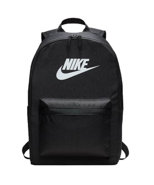 Nike Heritage Backpack Sports Gym School Unisex Bag Black BA5879 011

Nike Heritage 2.0 Backpack in Black. Simple and functional, this backpack is ideal for on-the-go. Woven polyester build with a zipped main compartment, internal 15” laptop sleeve, zip front pouch, carry loop and padded shoulder straps and back panel..

Durable nylon woven material.

Front zippered pocket for valuables

Zipped main compartment
Laptop sleeve and back panel
Style code: BA5879 011
100% Polyester