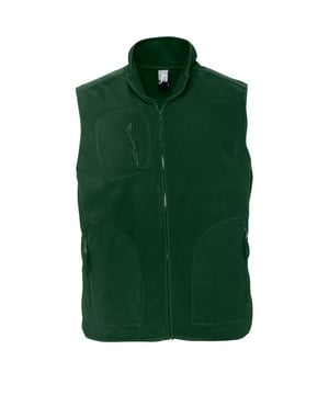 Pill-resistent. Onbeperkt. Kraag hoog bedekt met volledige rits. Twee zakken met rits aan de voorkant en een borstzak met rits aan de rechterkant. Polyester/elastan band aan kraag, armsgaten, zoom, schouders en ritsen. Gewicht van de stof: 320 gsm. Materiaal: 100% polyester. Borst (om te passen): S(36/38), M(38/40), L(41/42), XL(43/44), XXL(45/47), 3XL(47/49), 4XL(50/52), 5XL(53/55).