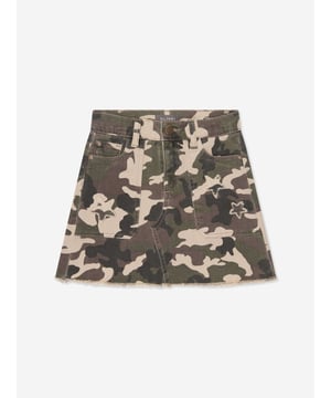 DL1961 project their sustainability ethics into their new revolutionised denim fabrics. This girls Jenny star camo green mini skirt captures the label's distinctive craftsmanship and rebellious nature. Made in recycled fibers, it features buckle insertions, a frayed edge, pockets and raw stitched embroidered stars. Match with the Jackson cargos or the Rocco utilitarian jacket for an extra impact. Denim Recycled Fibers  Clean Dyes  Solar Power  Less than 10 Gallons Of Water  Zip-Up Fastening  Buckle Insertions Pockets  Embroidered Stitches Detailing DL1961 : Girls Height8Y: 51-52.5" / 129cm 10Y: 53-55" / 134cm 12Y: 55.5-58" / 140cm14Y: 58.5-61" / 148cm16Y: 61.5-62.5" / 156cm