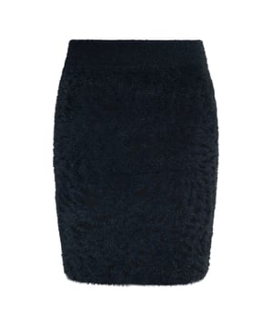 Dieser gestrickte Midi-Bleistiftrock aus Jacquard mit Tiermuster ist eine luxuriöse Ergänzung Ihrer Garderobe. Das dezente, flauschige Zebramuster sorgt für einen Hauch von Raffinesse und Stil. Der elastische Bund dieses Rocks ist auf Komfort ausgelegt und sorgt für einen sicheren Sitz. Perfekt, um Ihrem Outfit ein gemütliches Detail hinzuzufügen.  Felsen
