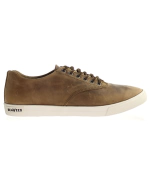Seavees Hermosa Sneaker Wintertide Elmwood Geolied Ruig Leer Bruin Herenschoenen