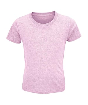 100% Bio-Baumwolle. GSM (Gramm pro Quadratmeter): 150. Nachhaltigkeit: Amfori-Freigabe, BSCI, Fair Wear geprüft, Oeko-Tex Standard 100 zertifiziert, PETA-geprüftes Vegan, REACH, Textilbörse-zertifiziert. Rundhalsausschnitt, Gerippter Kragen, verklebt. Design: Unifarben. Kurzärmlig. Seitennähte, Doppelnadel-Stich, Größenetikett ohne Markennamen.