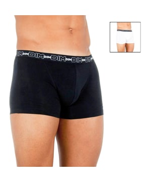 Pack de dos bóxers Cotton Streech.
Color Negro-blanco.
Cinturilla de goma elástica.
Detalle del nombre de la marca bordado consecutivamente, en la cinturilla.
Tejido transpirable.
Frontal anatómico con capacidad de sujetar sin apretar.
Costuras vistas a tono.

Composición:  96% Algodón, 4% Elastano.

Lavar a temperatura máx. 40º.
- No usar lejía.
- No usar secadora.
- No planchar.
- No lavar en seco.