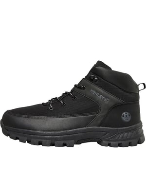 Product Detail:
Henleys mid profile lace up boots.
Branding to the tongue and side.
Synthetic and textile upper.
Textile lining.
Lace fastening.
Padded ankle and tongue.
Heel pull.
Grippy rubber sole.