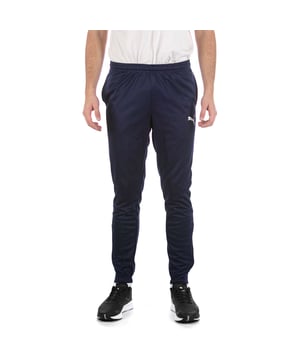 Especificaciones: Pantalón confeccionado con tecnología dryCELL que ayuda a mantener la piel seca y expulsa la humedad y el sudor. Cintura elástica ajustable con cordón interno, bolsillos laterales y logo Puma estampado en la pierna izquierda. Puños elásticos y cremalleras en los tobillos. Uso: Entrenamiento y tiempo libre Calce: Regular La modelo lleva una talla: M Altura de la modelo: 180 cm