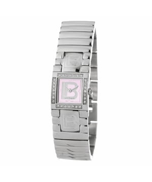 Laura Biagiotti LB0005-ROSA - Reloj para mujer cuarzo acero inoxidable• material: acero inoxidable• cristal: minèral• pulsera: acero inoxidable• correa: plateado• resistencia al agua: 0 m (0 ATM)• tamaño de la caja: 21 mm