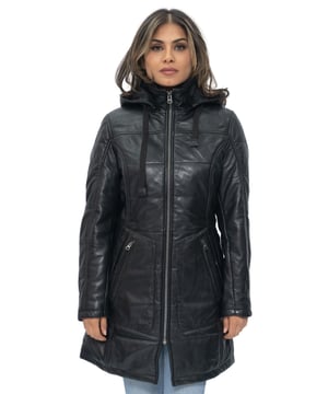 Women's infinity deals leather jacket
