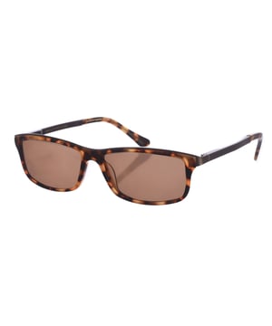 Gafas de sol Shite.
Gafas de sol Zen con montura de acetato y metal.
Color Habana
Forma rectangular.
Lentes de color Marrón
Patillas de acetato y metal.
100% Protección UV. 
Incluye una funda neutra de tela.

Medidas:  Alto lente: 47
Ancho lente: 56 mm.
Puente: 15 mm.
Patillas: 145 mm.


Limpieza y manutención:
-Limpiar las gafas con agua y jabón (neutro).
- No utilice paños sucios o abrasivos, que puedan alterar las características de los filtros.
- Utilice solo accesorios y repuestos originales.
