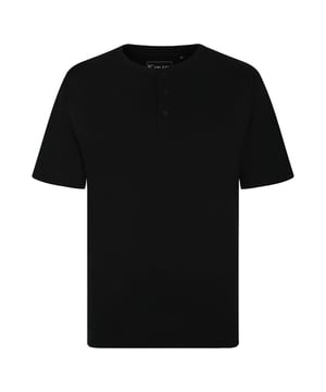 We are proud to present our Mens's Plus Size T-Shirt, designed especially for large and tall guys who value comfort and style in their everyday clothes. Made entirely of cotton, this crew neck shirt has short sleeves and a traditional design for a cosy appearance. This plus size t-shirt is perfect for any informal occasion because it has three buttons on the front. To extend the life of your t-shirt, simply wash it with colours that are similar to yours.