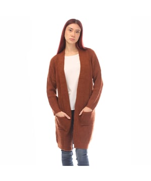 Dames Only Jade Open Vest in bruin.- Open voorkant.- Blijf warm en knus met zachte gebreide stijlen.- 81% Acryl 19% Polyester.- Ref: 15179815B