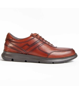 Garantía Purapiel, 10 años de garantía. Zapato de cordones para hombre. Fabricado en cuero 100% natural libre de Cromo VI. Materiales de máxima calidad. Suela de goma antideslizante. Membrana Waterproof. Plantilla acolchada. Fabricado por otras marca para nuestra marca.