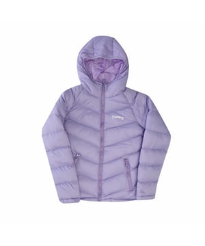 Girls Money Cordelia Jacket in lilac. - Lined hood.- Full zip fastening.- Zipped pockets.- Printed logo.- Padded.- Body: 100% Nylon. Lining: 100% Polyester. Padding: 100% Polyester.- Ref: MY5K125445