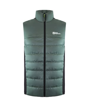 The Jack Wolfskin Morobbia Men's Gilet is a versatile and functional layering piece, perfect for outdoor enthusiasts who need extra core warmth without compromising mobility. Designed with cyclists and active adventurers in mind, this gilet offers protection against the elements while maintaining breathability and comfort. Its sleek design and practical features make it an essential addition to any outdoor wardrobe.
 
Key Features:
Wind-Resistant Fabric: 

The front panel is made from wind-resistant material, providing protection against chilly winds during high-speed activities like cycling or hiking.

Breathable Back Panel: 

The back of the gilet features breathable fabric, allowing for optimal airflow and preventing overheating during intense activities.

Lightweight Insulation: 

The gilet is insulated with lightweight synthetic fill, providing warmth to your core without adding bulk, making it ideal for layering over a base layer or under a shell jacket.

Moisture-Wicking Properties: 

Designed to wick moisture away from the body, this gilet keeps you dry and comfortable, even during vigorous activities.

Full-Length Zip: 

A full-length front zipper allows for easy on-and-off, as well as adjustable ventilation, helping you regulate your body temperature on the go.

Zippered Pockets: 

Includes two zippered hand pockets and a chest pocket, providing secure storage for essentials such as keys, snacks, or a phone.

Reflective Detailing: 

Features reflective detailing for enhanced visibility during low-light conditions, making it a safe choice for early morning or evening rides.

Adjustable Hem: 

The adjustable hem allows for a customized fit, helping to keep warmth in and drafts out.

Versatile Design: 

The gilet's sleek and functional design makes it suitable for a wide range of activities, from cycling and running to hiking and casual wear.

Packable: 

Lightweight and easily packable, this gilet can be stowed away in your backpack when not in use, making it a convenient option for unpredictable weather.

 
The Jack Wolfskin Morobbia Men's Gilet is the perfect blend of functionality and style, offering essential warmth and protection for active individuals. Whether you're cycling through the countryside or layering up for a hike, this gilet ensures you stay comfortable and protected in changing weather conditions.