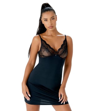 Gossard Sueprboost Lace Slip. Exclusive vintage corded stretch lace for superior fit and comfort. This product is recommended as hand wash only.